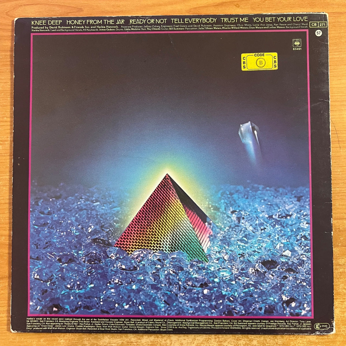 Herbie Hancock - Feels Don't Fail Me Now / 1ère édition néerlandaise. 1979 - (M-/VG+)
