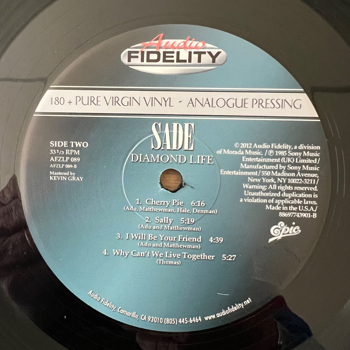 Sade - Diamond Life / Audiophile US-Press. 2012 (Audio Fidelity) - (M-/M-)