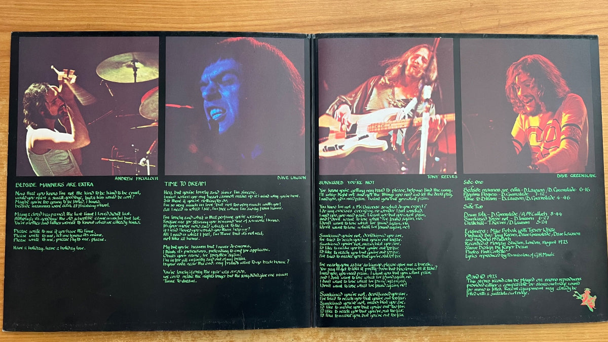 Greenslade - Bedside Manners Are Extra / 1.D-Press. 1973 - (M-/M-)