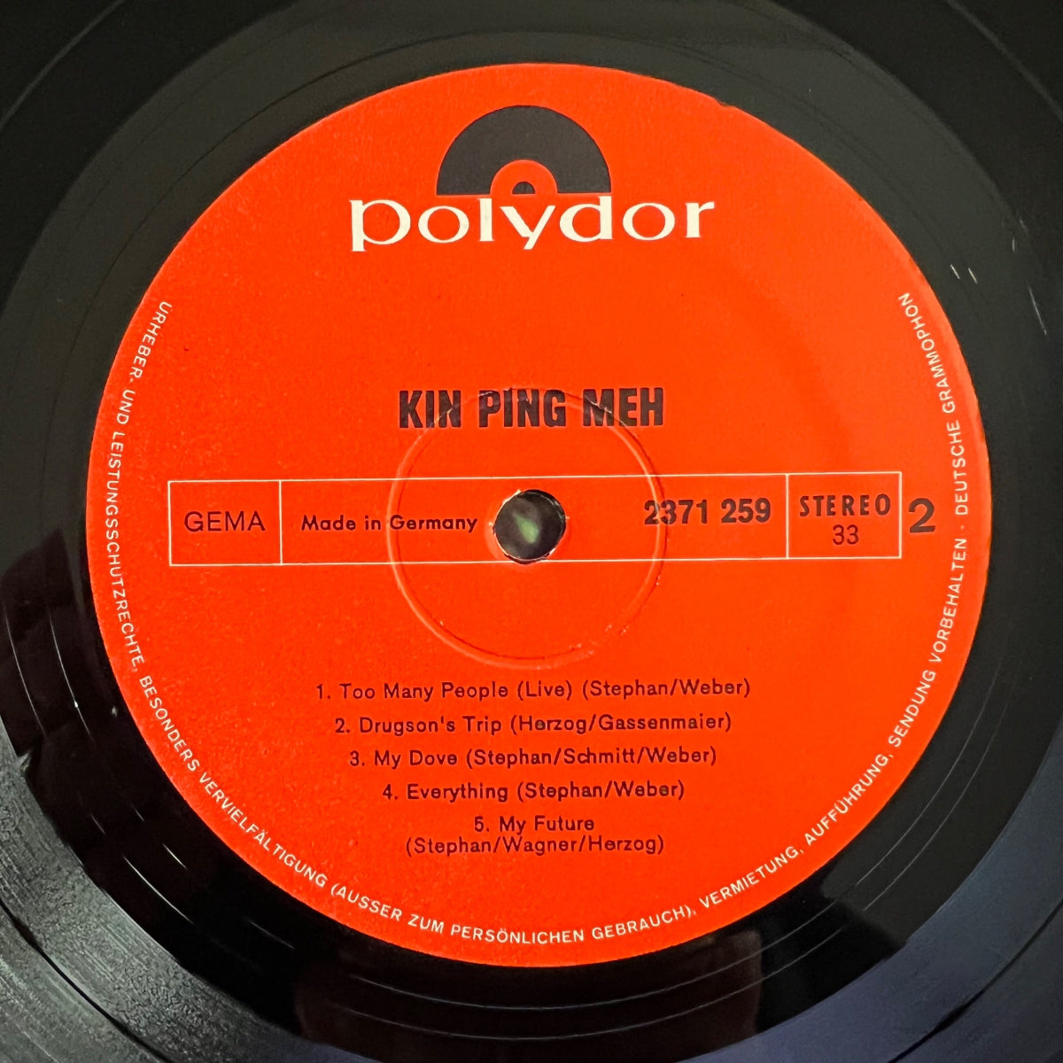 Kin Ping Meh - Same / 1. D-Press. 1972 - (VG++/VG+)
