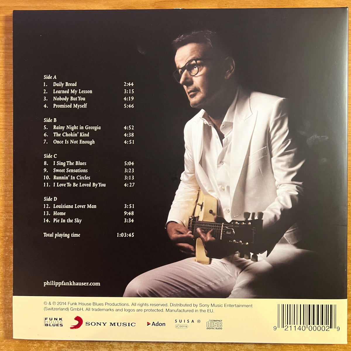 Philipp Fankhauser - Home / 2 LP - 1. Swiss-Press. 2014 - Signed by all Musicians (Mint / Mint)