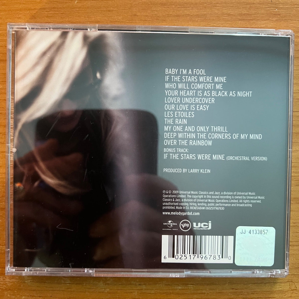 Melody Gardot - My One And Only Thrill / CD - 1. EU 2009 - (M-/M-)