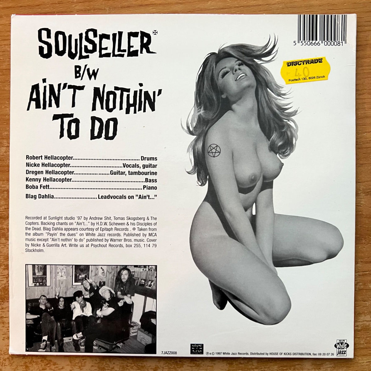 Hellacopters - Soulseller / 1. Sweden-Press. 1997 - (M-/M-)