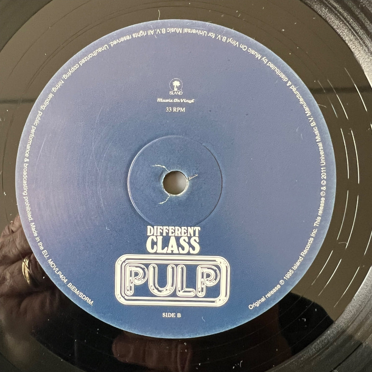 Pulp - Different Class / EU-Press. 2011 - Music On Vinyl Edition - (VG++/VG++)