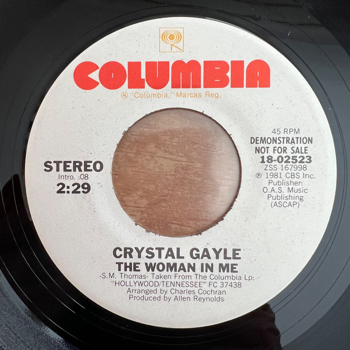 Crystal Gayle - The Woman In Me / US-Promo 1981 - (M-/Neutral)