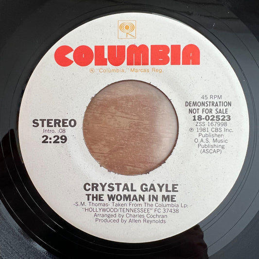 Crystal Gayle - The Woman In Me / US-Promo 1981 - (M-/Neutral)