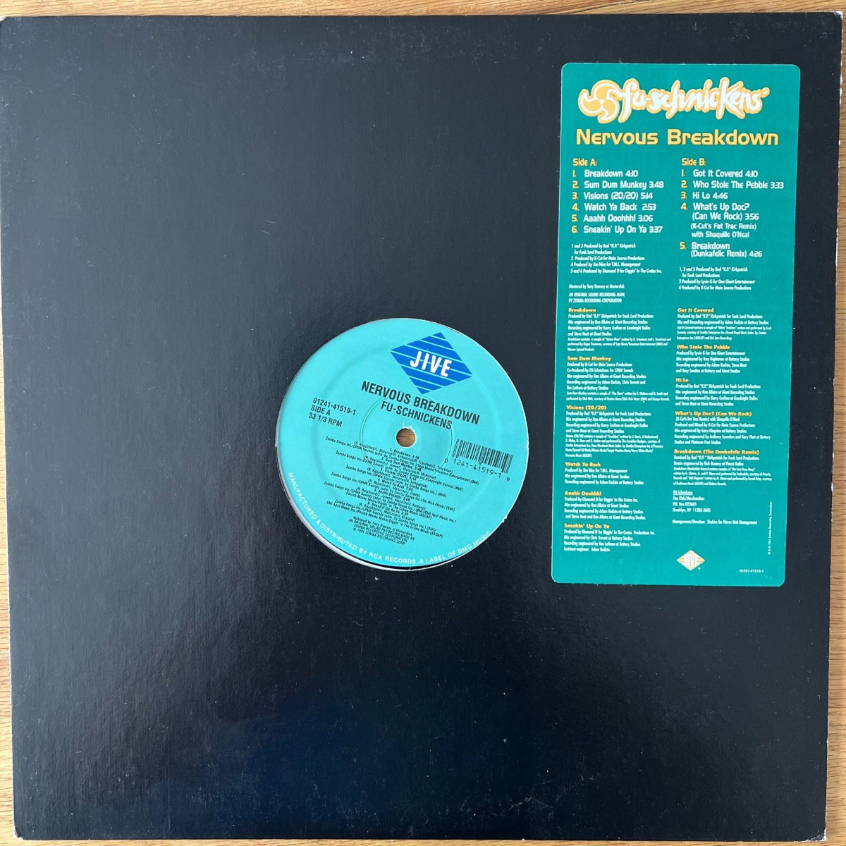 Fu-Schnickens - Nervous Breakdown / 1. US-Press. 1994 - (M-/VG++)