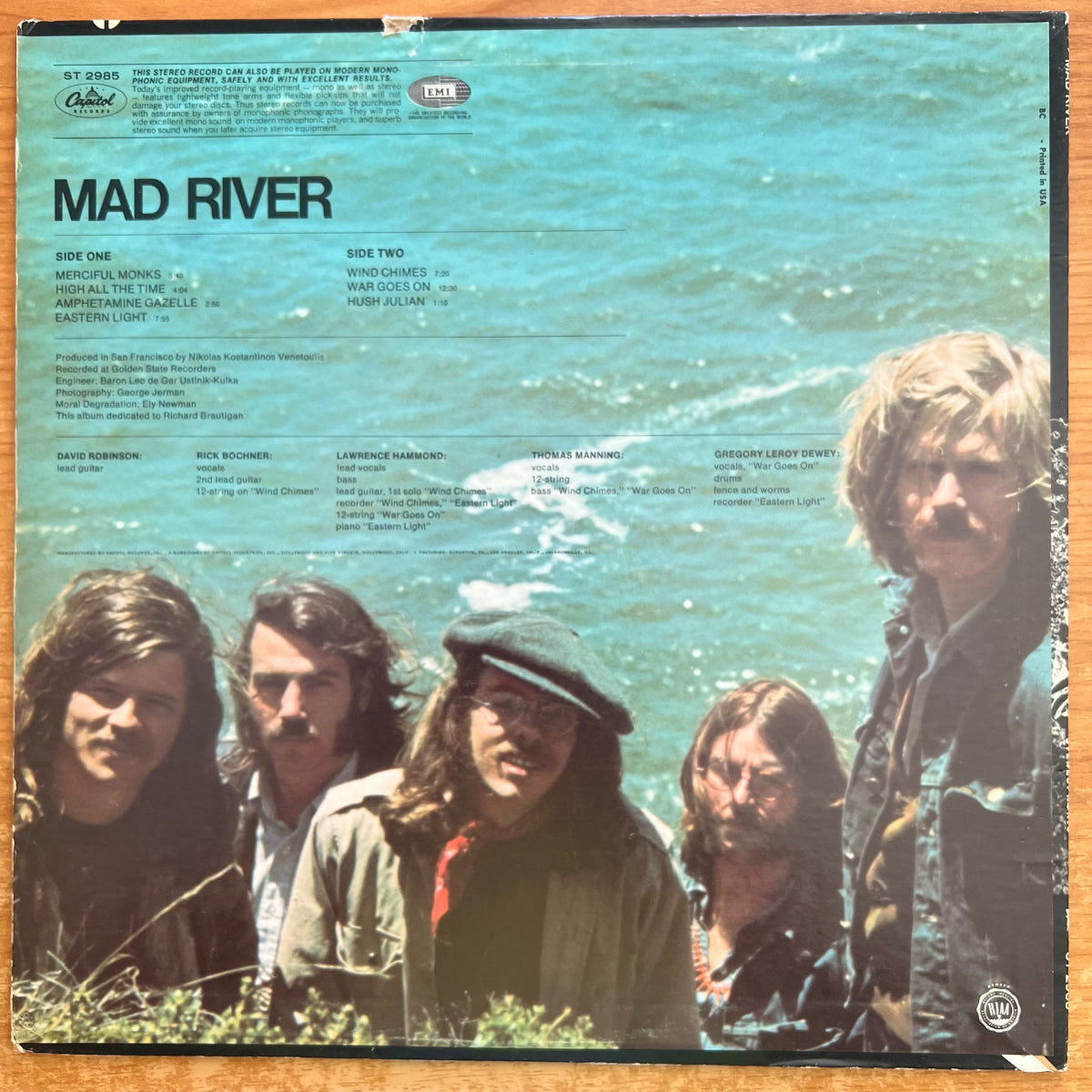 Mad River - Same / 1. US-Press. 1968 - (VG++/VG+)