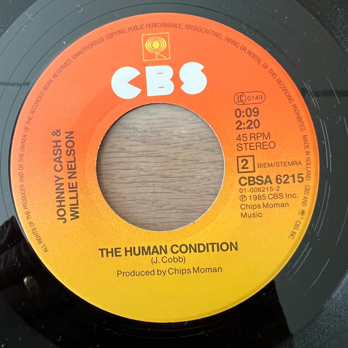 Johnny Cash, Willie Nelson, Waylon Jennings, Kris Kristofferson - Highwayman / 1. NL-Press. 1985 - (M-/VG++)