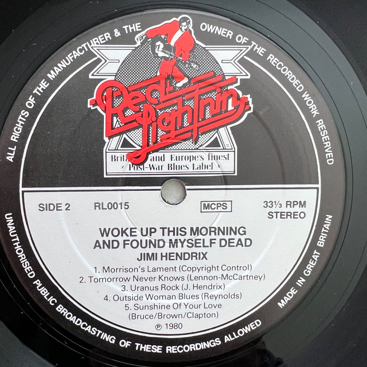 Jimi Hendrix - Woke Up This Morning And Found Myself Dead / 1. UK-Press. 1980 - (M-/M-)