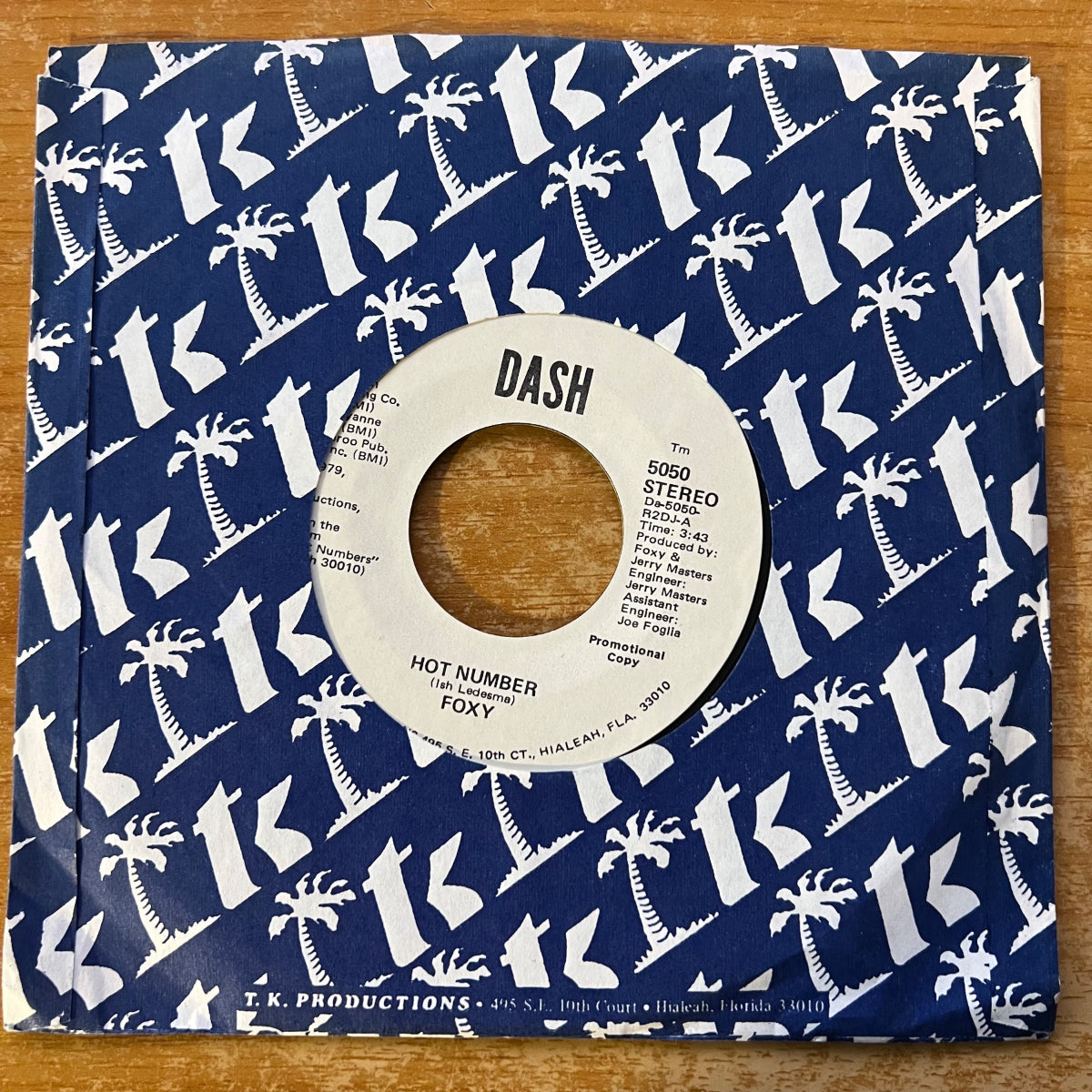 Foxy - Hot Number / US-Promo 1979 - (M-/M-)