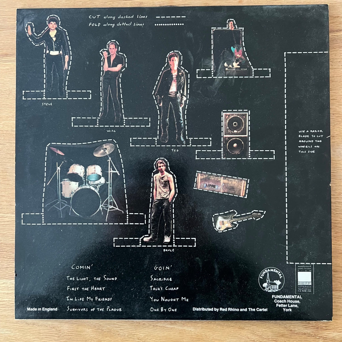Flipper - Gone Fishing' / 1. UK-Press. 1987 - TOP