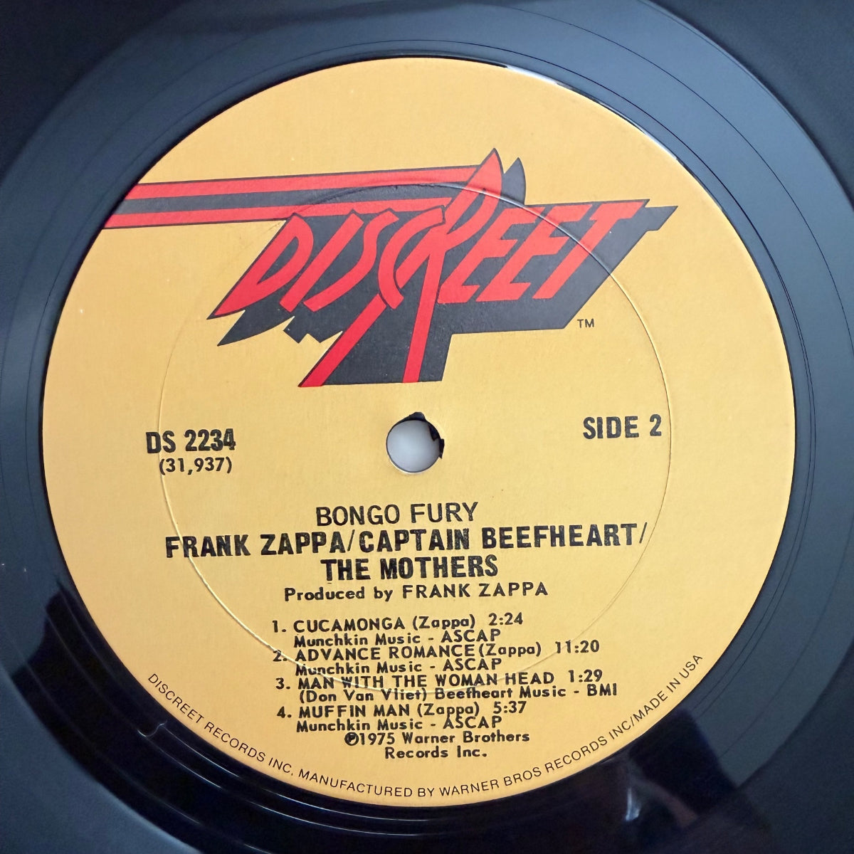 Zappa, Beefheart, Mothers - Bongo Fury / 1. US-Press. 1975 - (VG++/VG++)