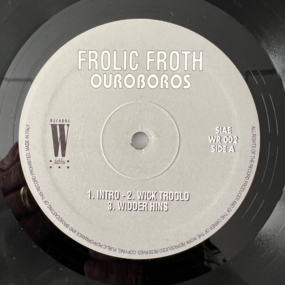 Frolic Froth - Ouroboros / 1. Italy-Press. 1996 - (M-/M-)
