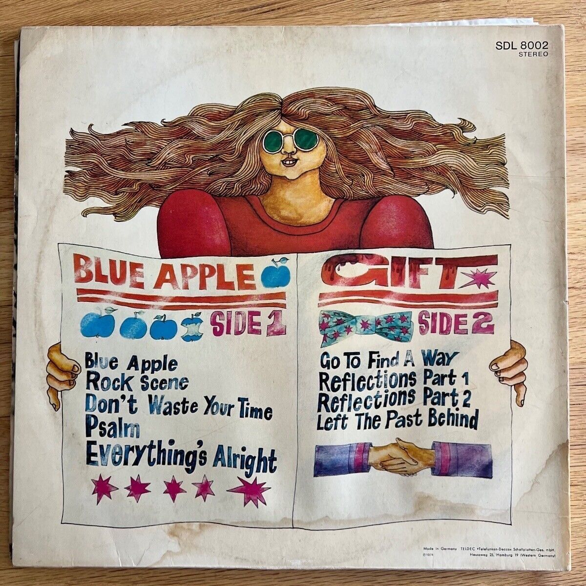 Gift - Blue Apple // 1. D-Press. 1974 - (VG+/VG)