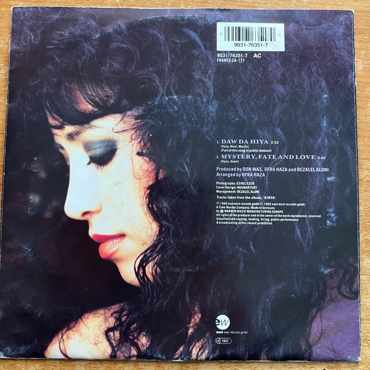 Ofra Haza - Daw Da Hiya / 1. EU-Press. 1992 - (M-/VG+)