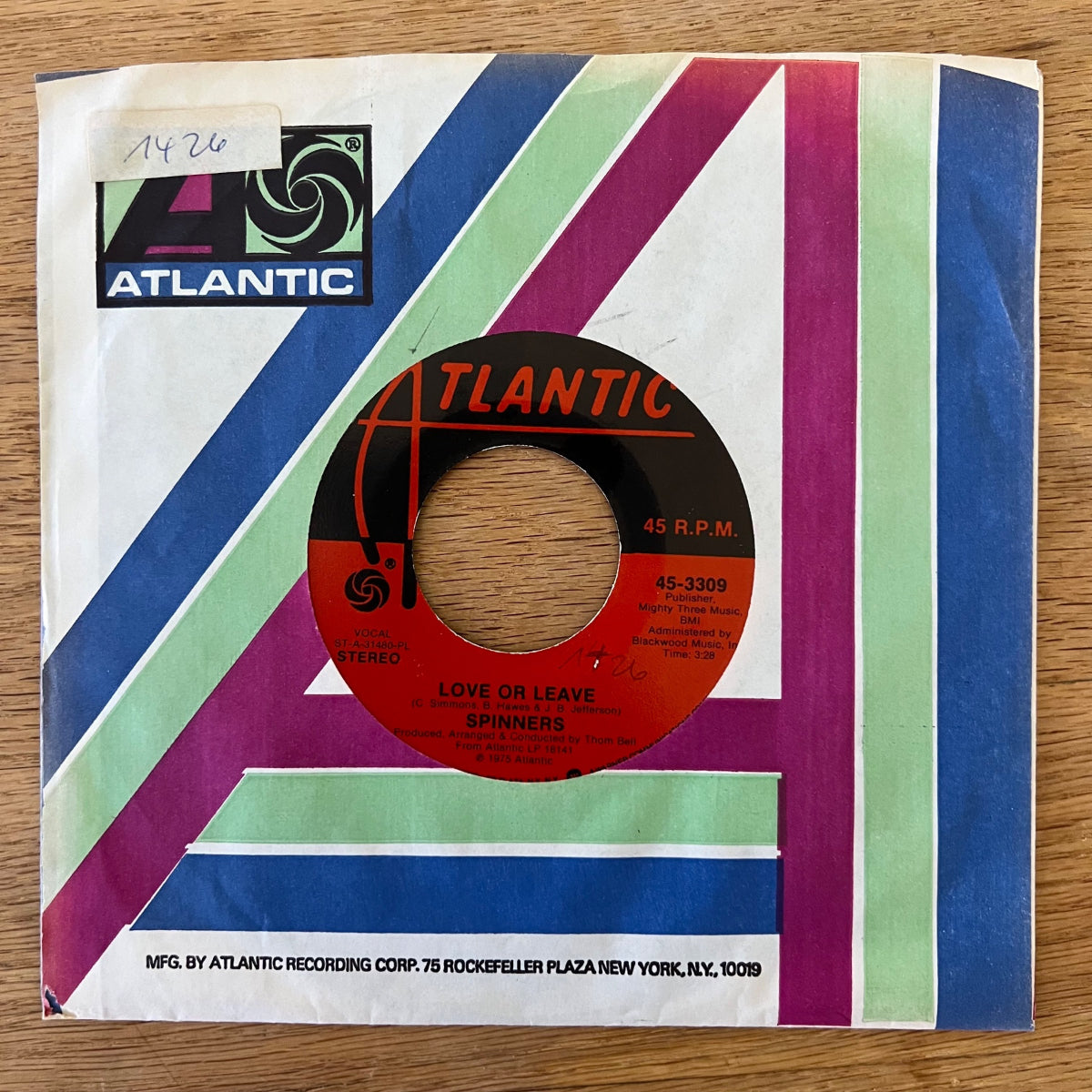 Spinners - Love Or Leave / 1. US-Press. 1975 - (M-/VG++)