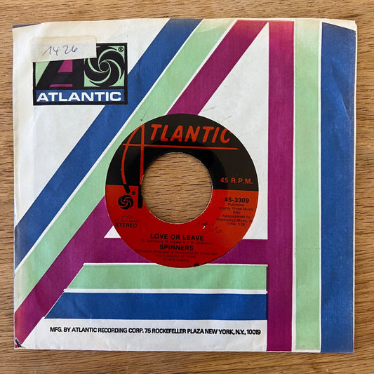 Spinners - Love Or Leave / 1. US-Press. 1975 - (M-/VG++)