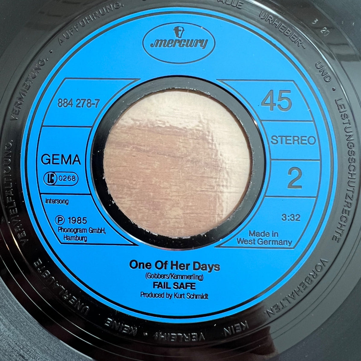 Fail Safe - In Danger Tonight / 1. D-Press. 1985 - (M-/VG+)