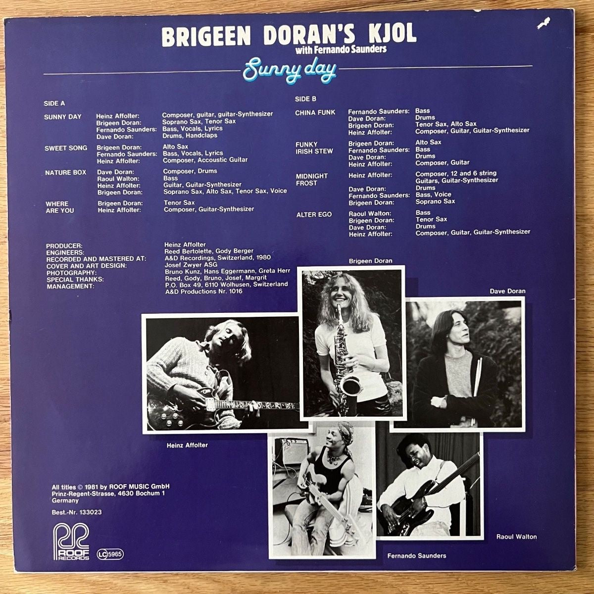 Brigeen Doran's Kjol - Sunny Day / 1. D-Press. 1981 - (M-/VG++)