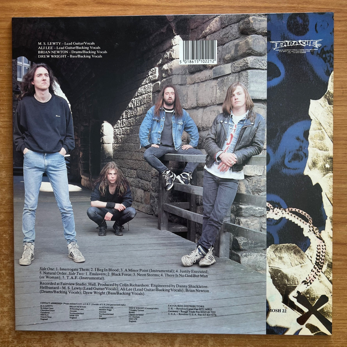 Hellbastard - Natural Order / 1. UK-Press. 1990 - (M-/M-)