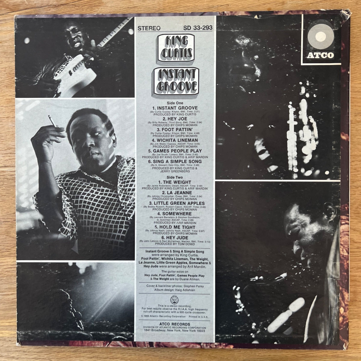 King Curtis - Instant Groove / 1st US Press. 1969 - (VG++/VG+)