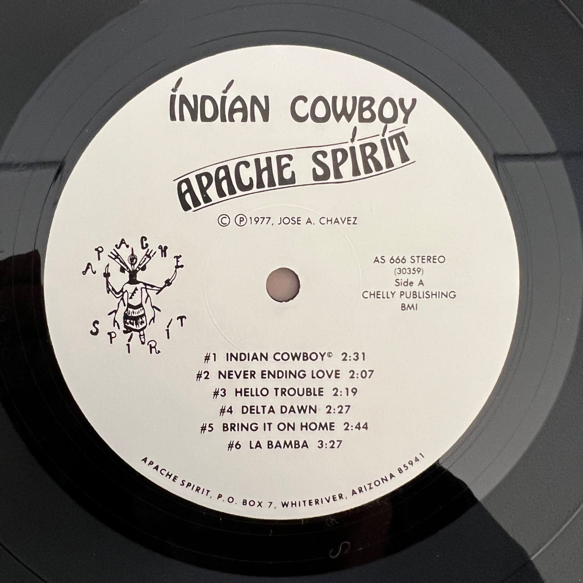 Apache Spirit - Indian Cowboy / 1. US-Press. 1977 - (M-/VG++)