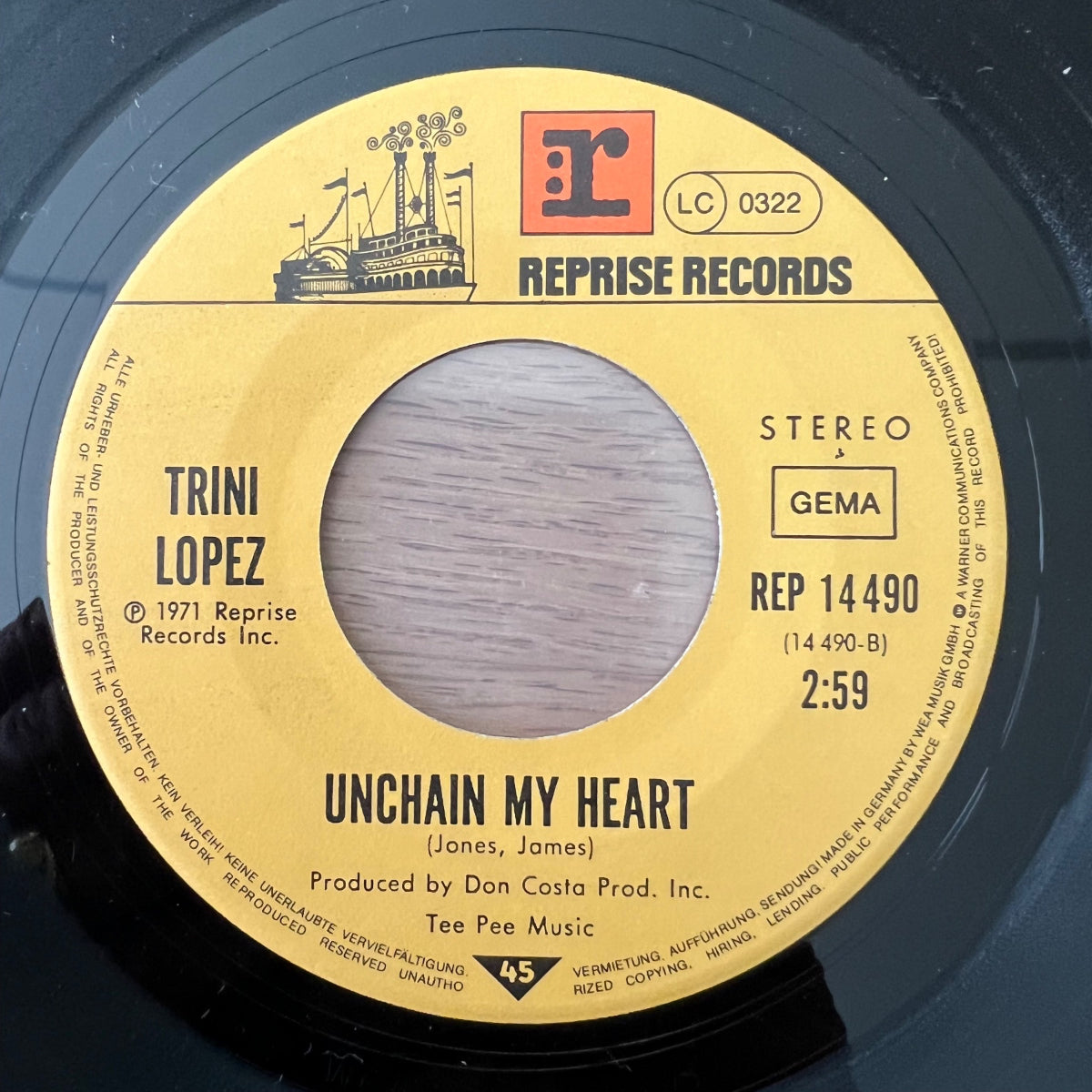 Trini Lopez - America / D-Press. 1978 - (M-/VG++)