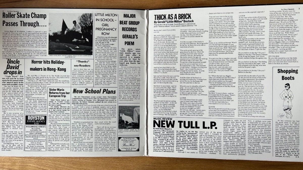 Jethro Tull - Thick As A Brick // Audiophile MFSL 1985 - (M-/M-)