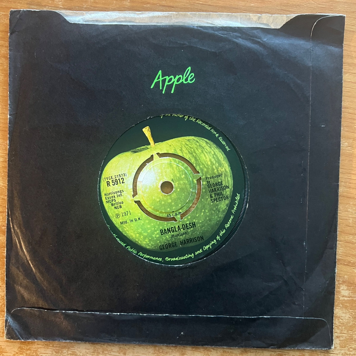 George Harrison - Bangla-Desh / 1. UK-Press. 1971 - (VG++/VG)