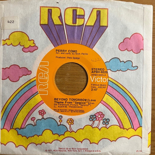 Perry Como - Beyond Tomorrow / 1. US-Press. 1974 - (M-/VG++)