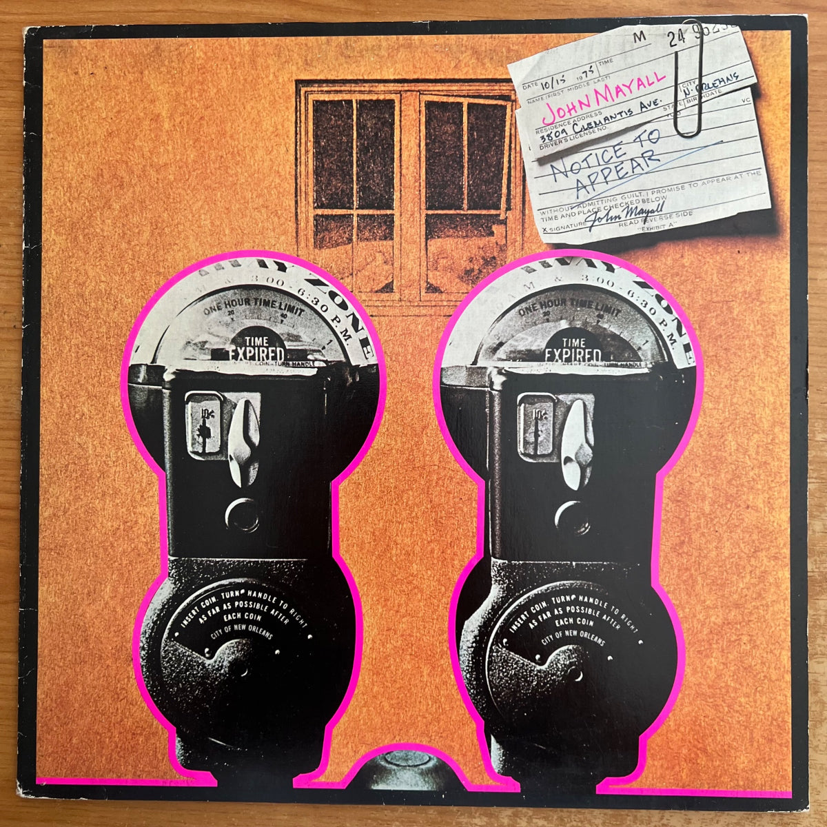 John Mayall - Notice To Appear / 1. D-Press. 1976 - (M-/VG+)