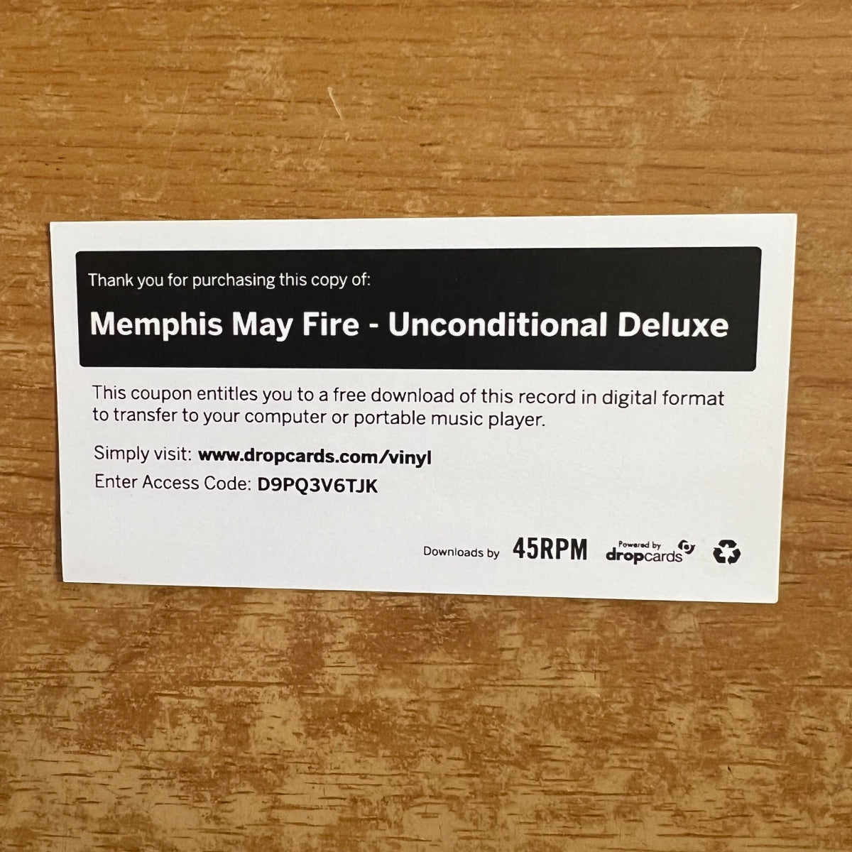 Memphis May Fire - Unconditional / US-Press. 2017 - (Mint & Sealed)