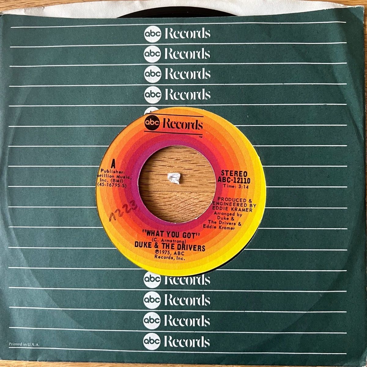 Duke & The Drivers - What You Got / 1. US-Press. 1975 - (M-/VG++)