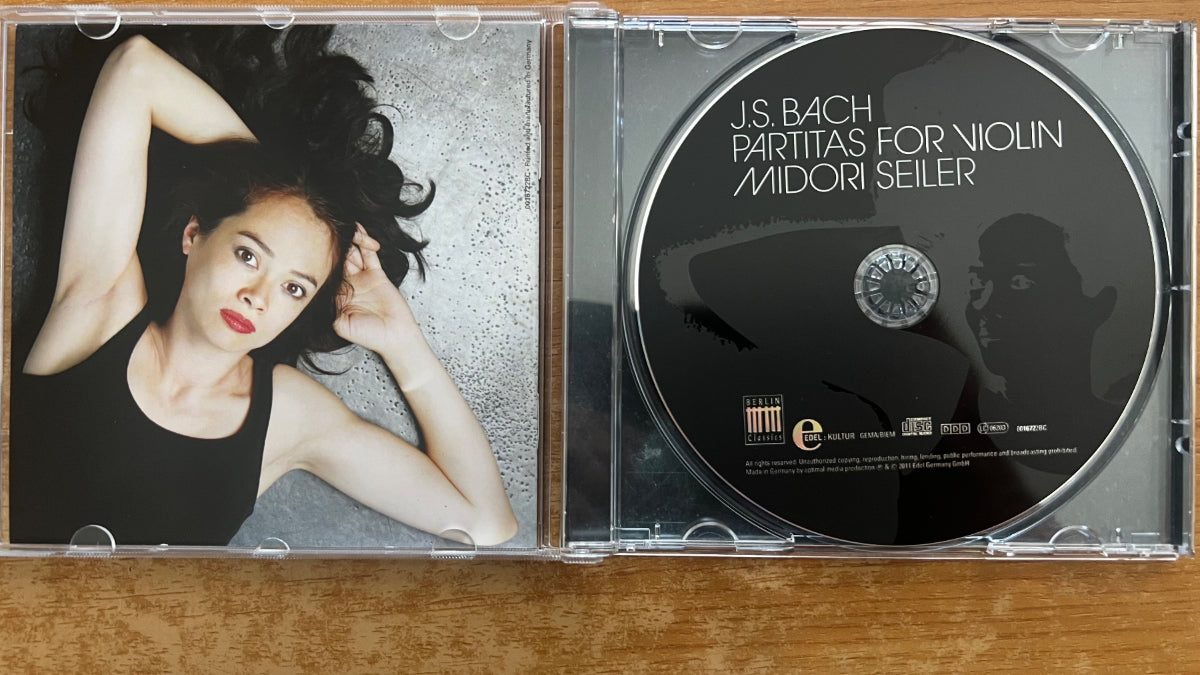 Midori Seiler - Partitas For Violin / CD - 1. EU-Press. 2011 - (M-/M-)