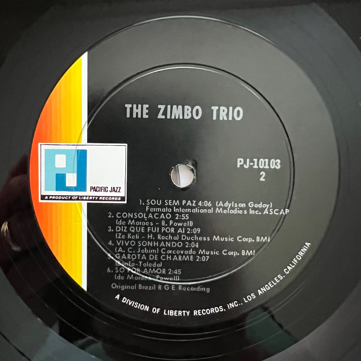 Zimbo Trio - Same / 1. US-Press. 1966 - Mono - Latin Jazz - (M-/VG++)