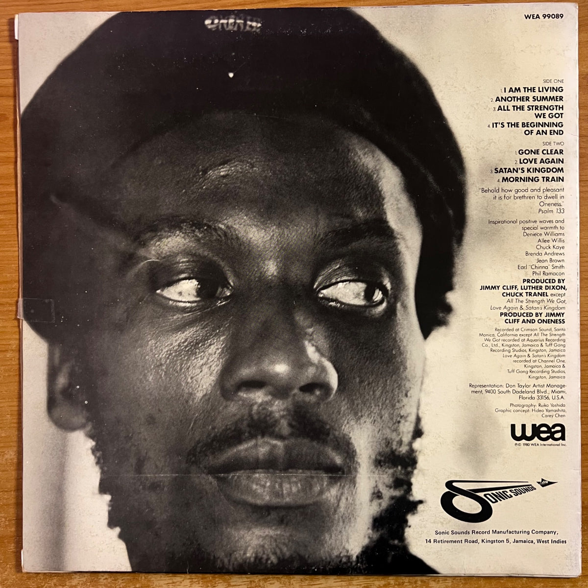 Jimmy Cliff - I Am The Living / 1. Jamaica-Press. 1980 - (VG++/M-)