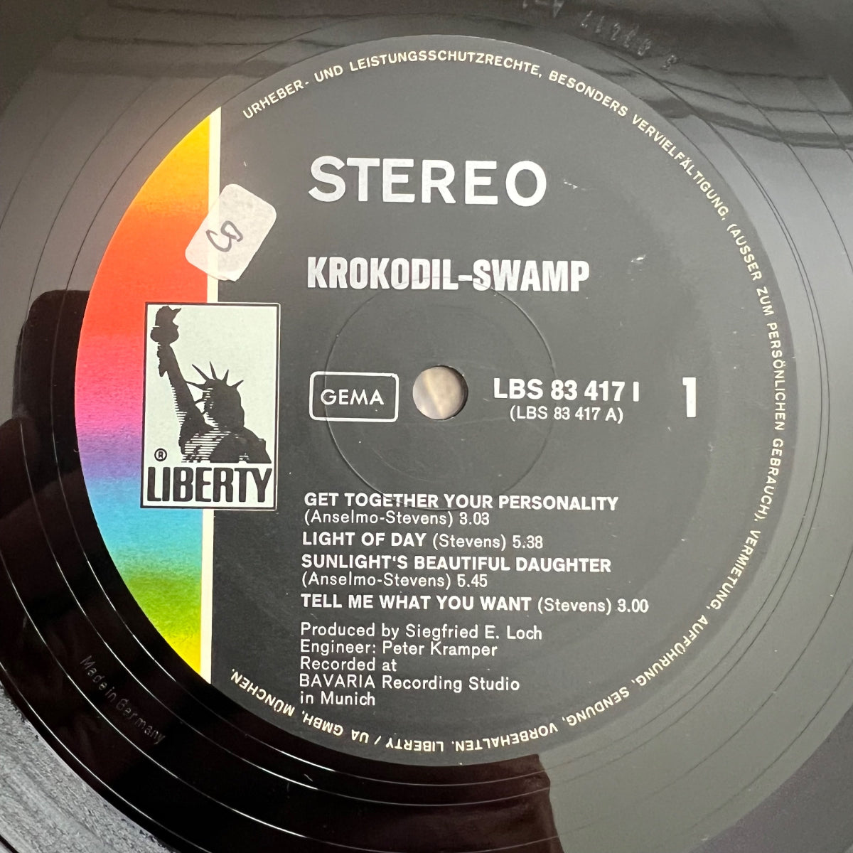 Krokodil - Swamp / 1. D-Press. 1970 - (VG+/VG++)