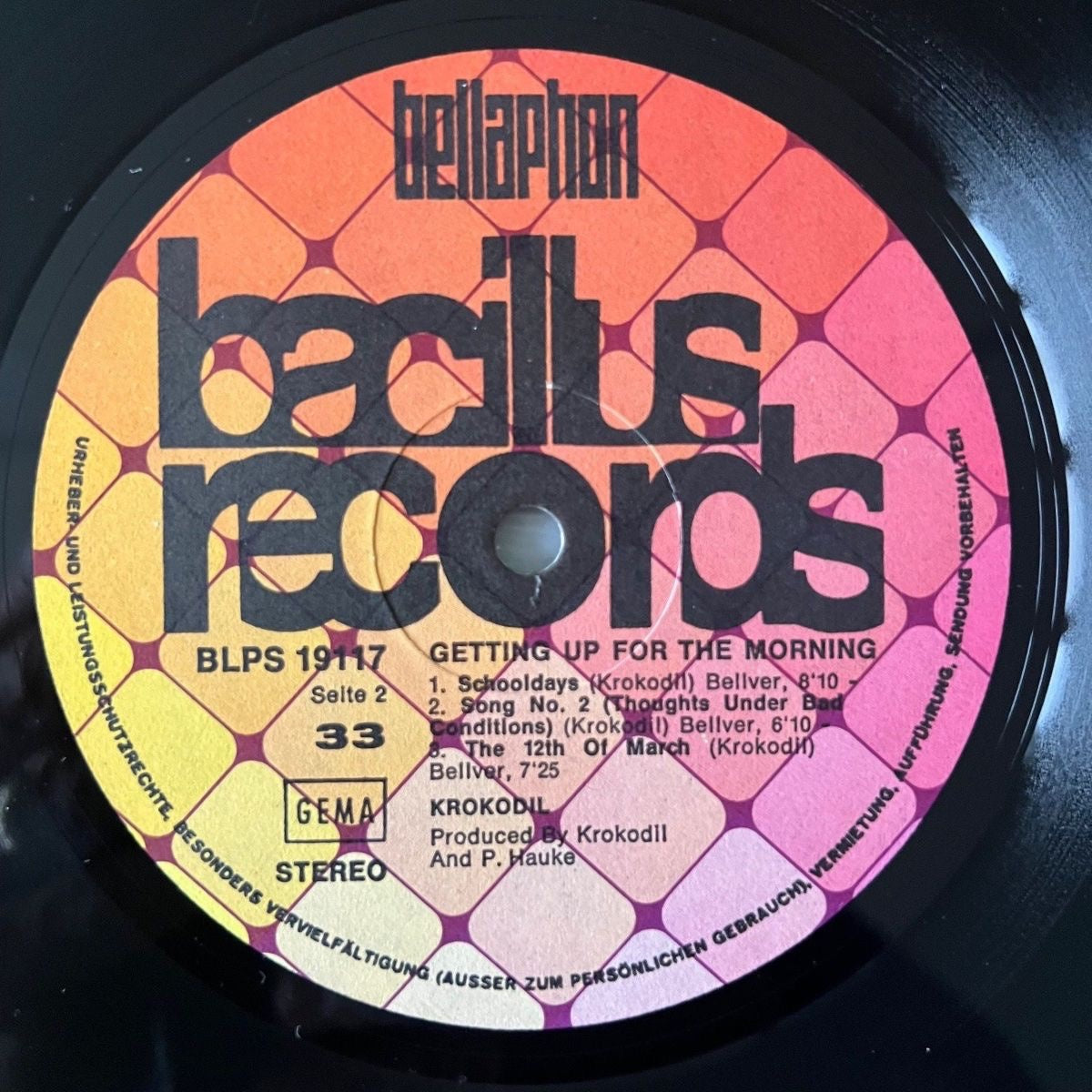 Krokodil - Getting Up For The Morning / 1. D-Press. 1972 - (M-/M-)