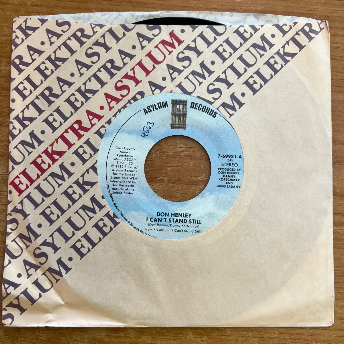 Don Henley - I Can't Stand Still / 1. US-Press. 1982