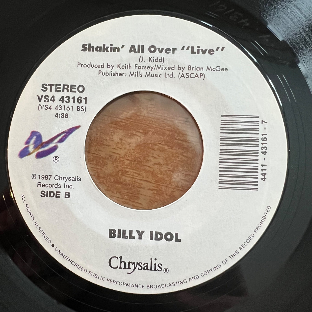 Billy Idol - Mony Mony (Live) / 1. US-Press. 1987 - (M-/VG++)