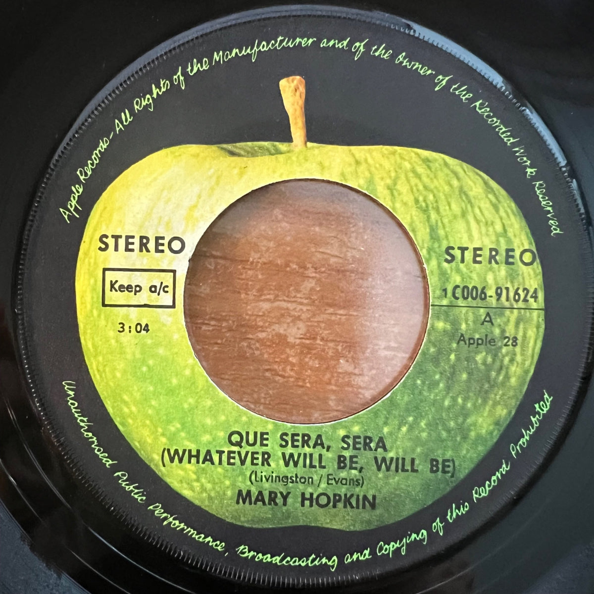 Mary Hopkin - Que Sera, Sera / 1. D-Press. 1969 - (VG++/VG++)