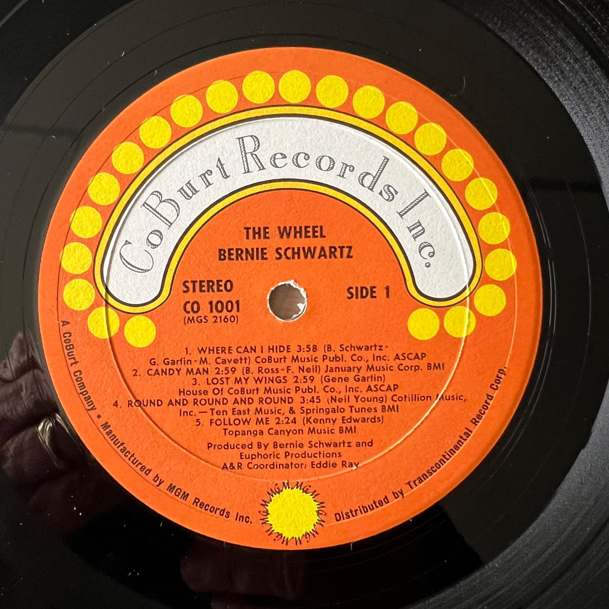 Bernie Schwartz - The Wheel / 1. US-Press. 1970 - (M-/VG++)