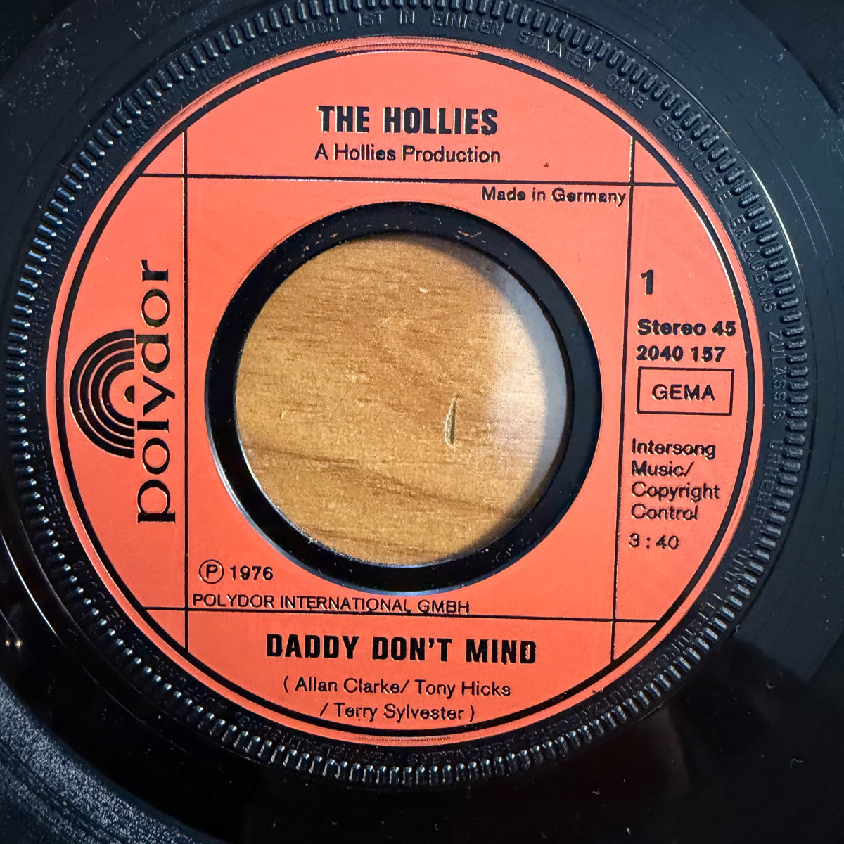 Hollies - Daddy Don't Mind / 1. D-Press. 1976 - (M-/VG++)