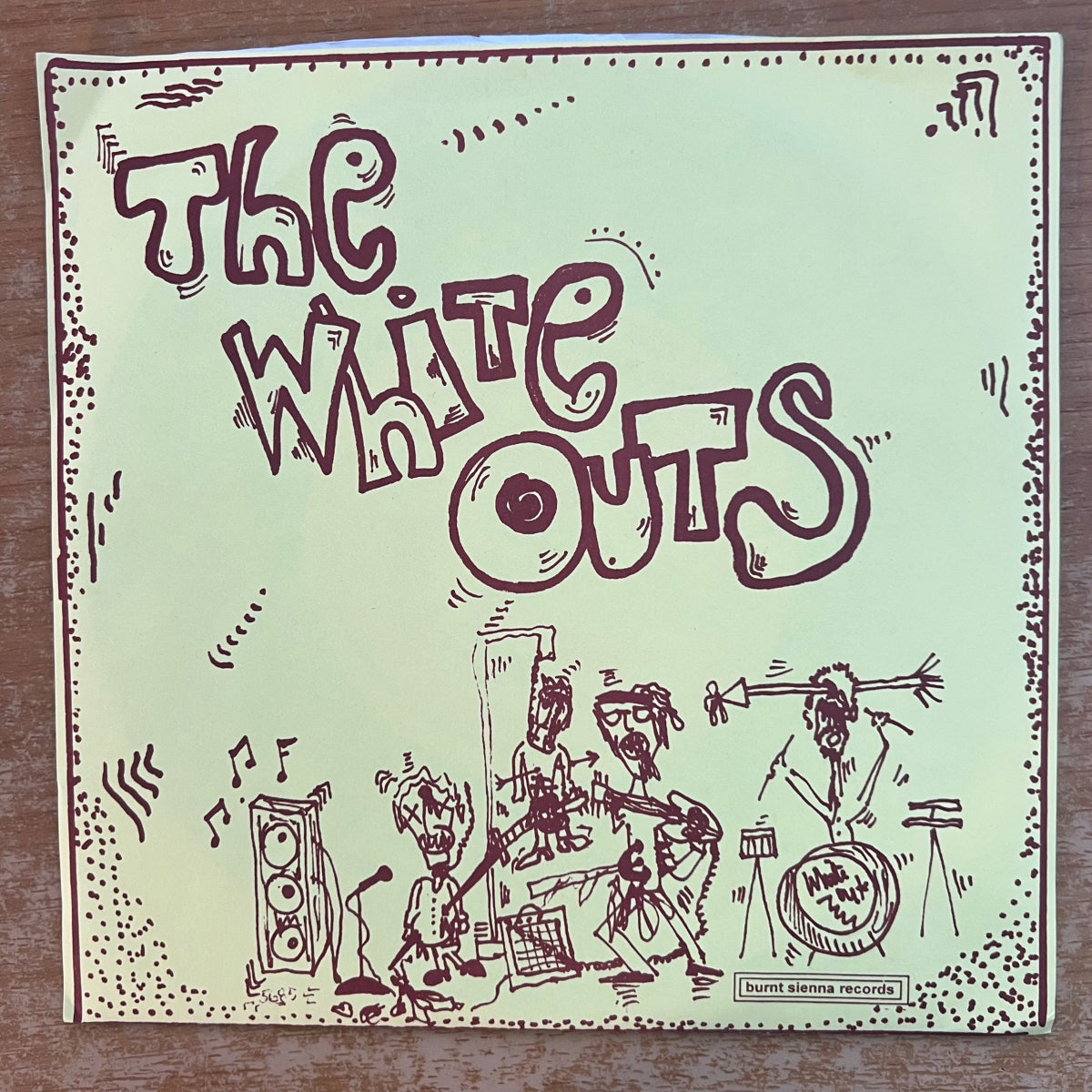 Hairy Patt, White Outs - Split 7" EP / 1. US-Press. 1997 -(M-/M-)