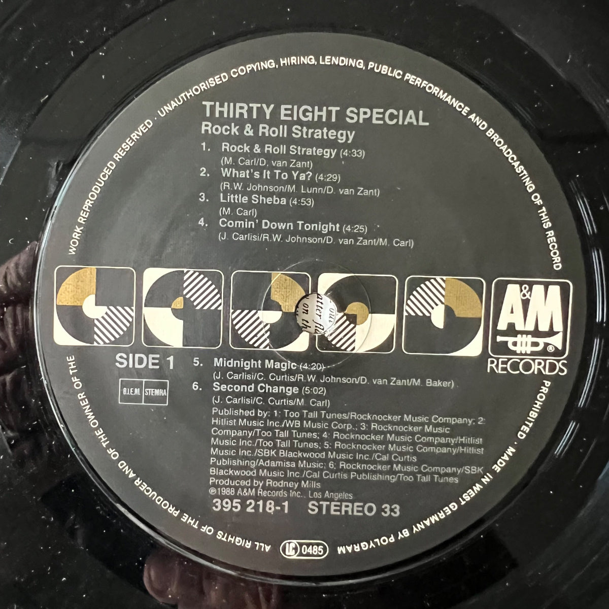 38 Special - Rock & Roll Strategy / 1. D-Press. 1988 - (VG++/VG++)