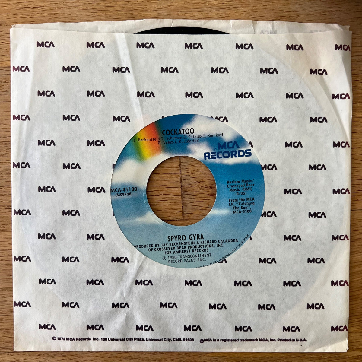 Spyro Gyro - Catching The Sun / 1. US-Press. 1980 -(M-/VG++)