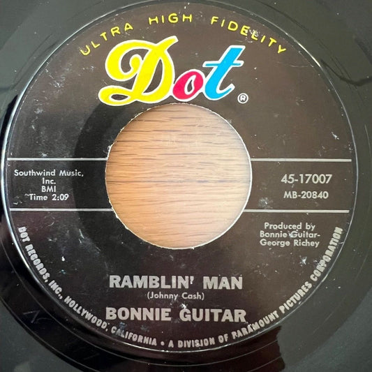 Bonnie Guitar - Ramblin' Man / 1. US-Press. 1967 - (M-/Neutral)