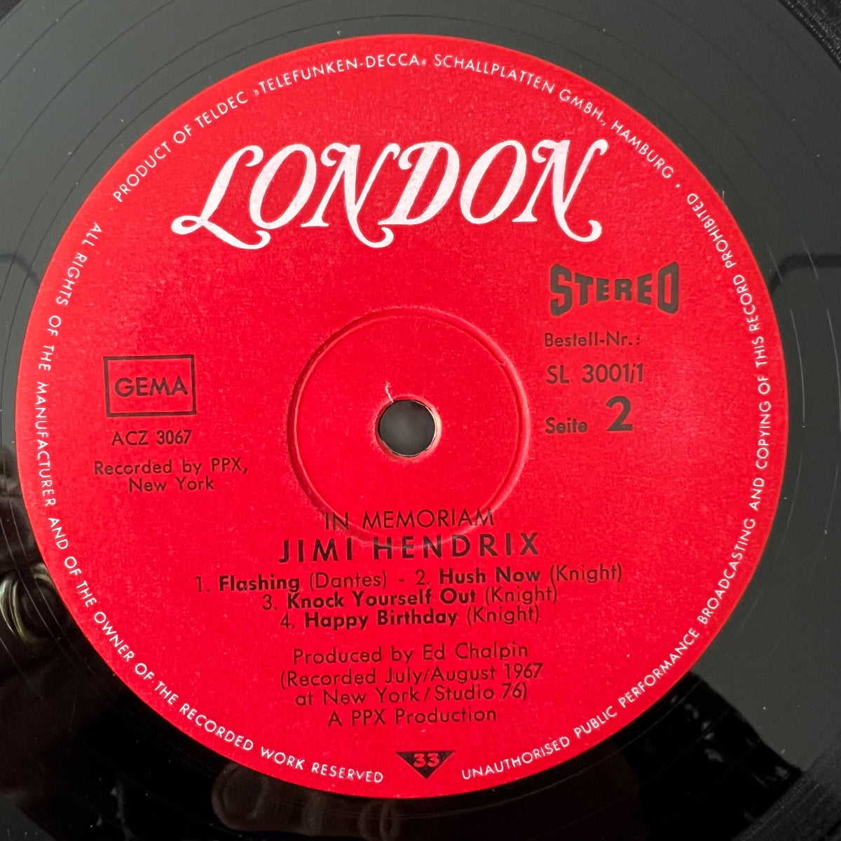 Jimi Hendrix, Curtis Knight - In Memoriam / 2 LP - 1. D-Press. 1970 - (M-/VG++)