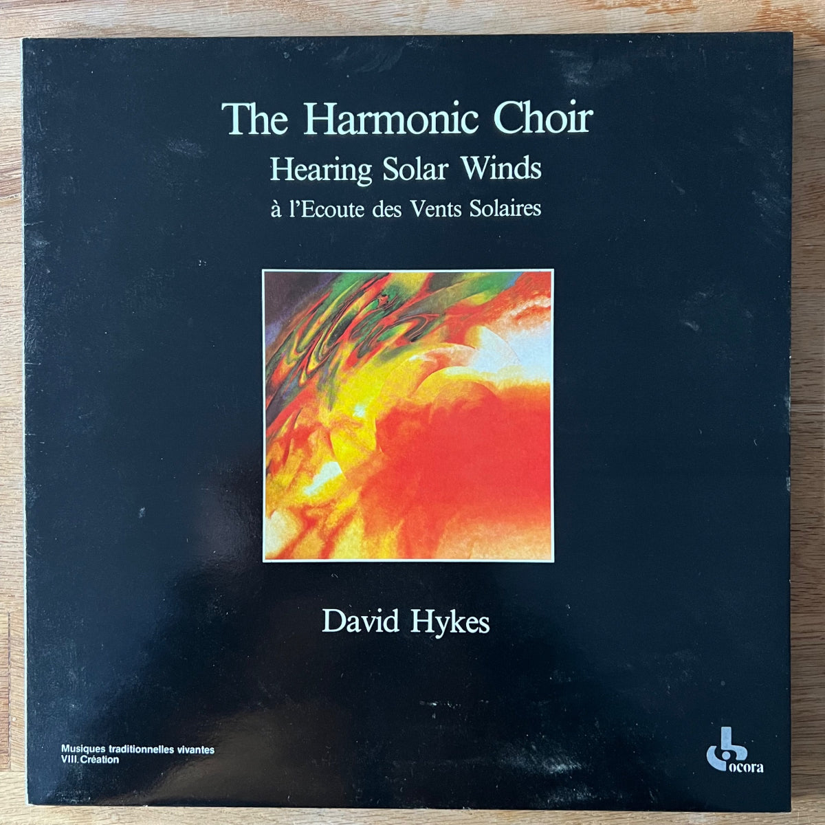 Harmonic Choir, David Hykes - Hearing Solar Winds / 1. France-Press. 1983 - (M-/M-)